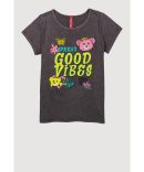 Girls Striped Love Butterfly Graphic Shirt Dress