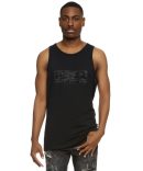 Mens Brooklyn 1999 Graphic Space Dye V Neck Top