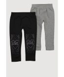 Toddler Girls Mommy Is My Bestie Glitter Sweatshirt and Joggers