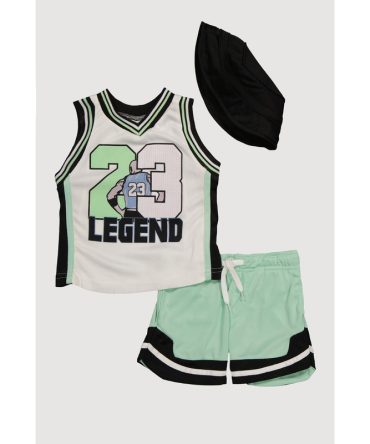 Baby Boys 12-24M 23 Legend Tank Top and Shorts 3 Piece Set