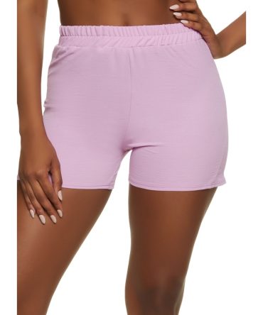 Basic Crepe Knit Shorts