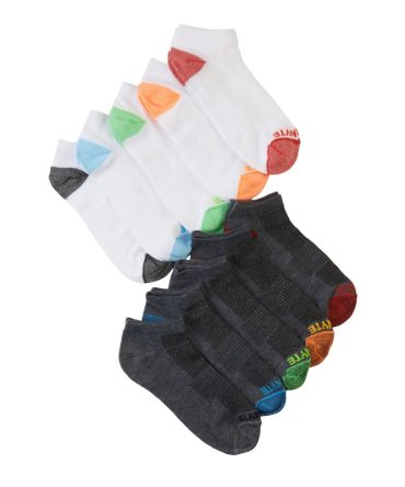 Boys 10 Pack Assorted Ankle Socks