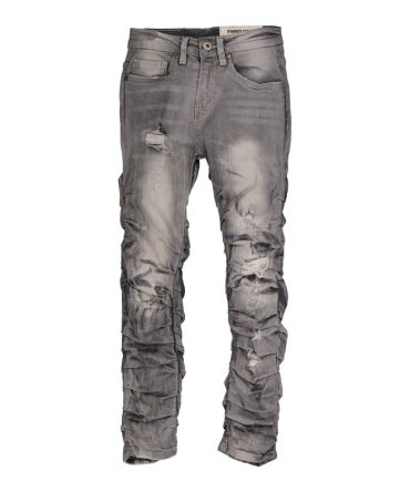Boys Acid Wash Stacked Skinny Jeans