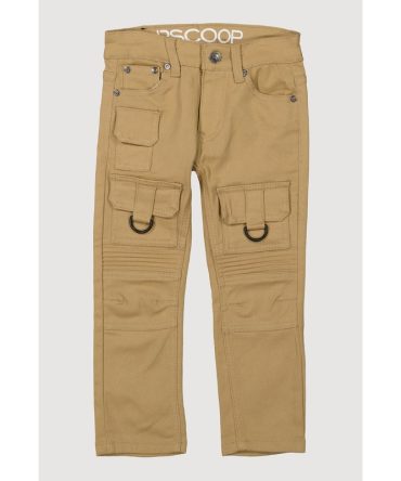Little Boys Twill Moto Skinny Cargo Pants