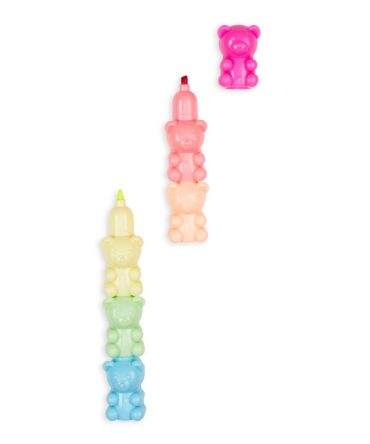 Rainbow Bear Stackable Markers
