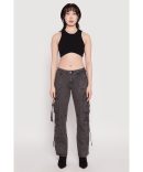 Acid Wash Stacked Sweatpants