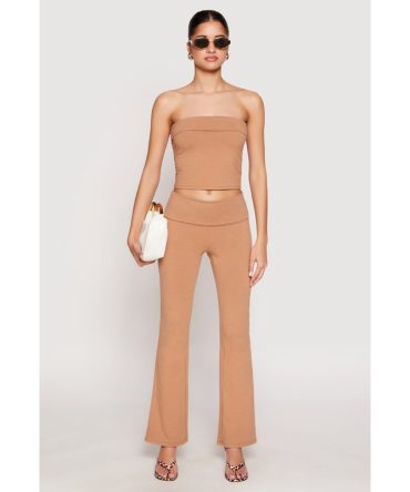 Almost Famous Fold Over Waist Pants