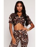 Asymmetrical Cut Out One Shoulder Top