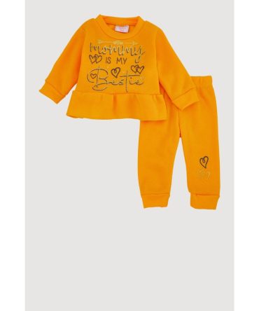 Baby Girls 0-9M Mommy Is My Bestie Sweatshirt and Joggers