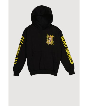 Boys Heart Breaker Bear Graphic Sweatshirt