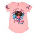 Little Girls Sassy Graphic Print Polo Dress