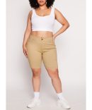 Plus Size WAX High Waist Distressed Denim Mom Shorts
