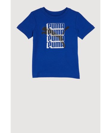 Toddler Boys Puma Crew Neck Graphic Tee