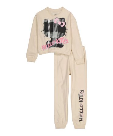 Girls Hello Kitty Graphic Sweatshirt and Joggers