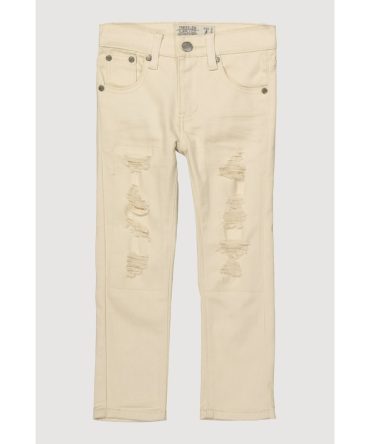 Little Boys Patch and Repair Distressed Skinny Jeans