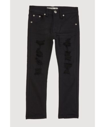 Little Boys Patch and Repair Skinny Jeans