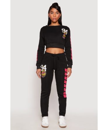 94 Love Zip Hem Sweatpants