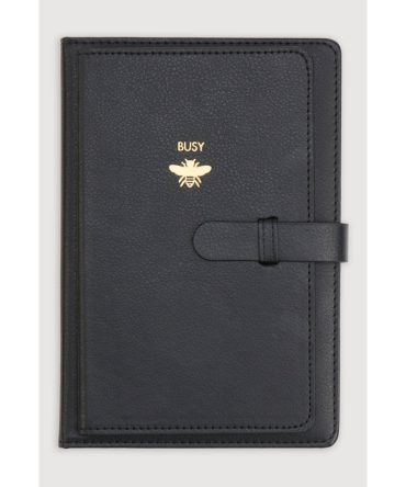 Busy Bee Embossed Faux Leather Journal