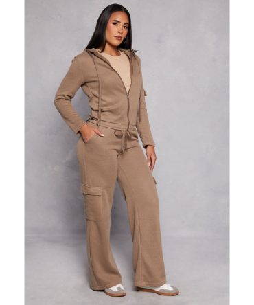 Drawstring Cargo Pocket Sweatpants