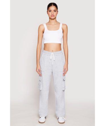 Fleece Cargo Pocket Sweatpants
