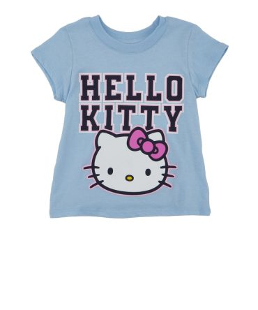 Little Girls Hello Kitty Short Sleeve Graphic Tee