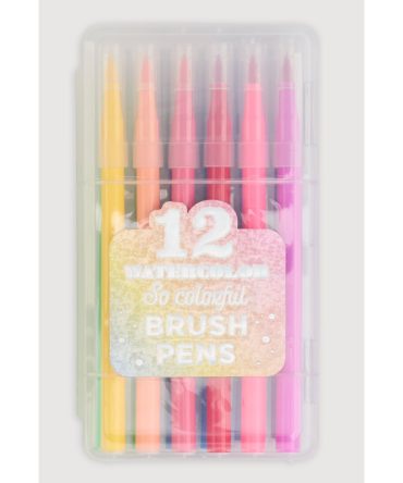 Watercolor Brush Pens 12 Pack