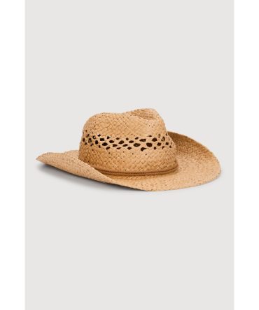 Woven Straw Cowboy Hat