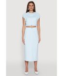 Gauze Knit High Waisted Wide Leg Pants