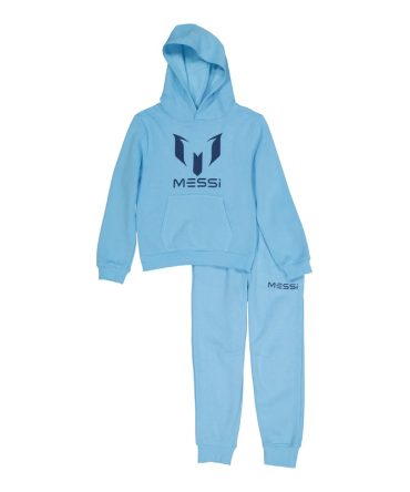 Boys Fleece Messi Logo Hoodie and Joggers