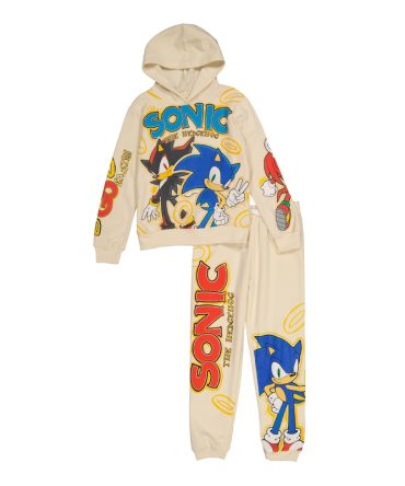 Boys Sonic The Hedgehog Hoodie and Joggers Set