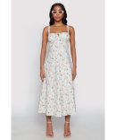 Floral Lace Bustier Skater Dress