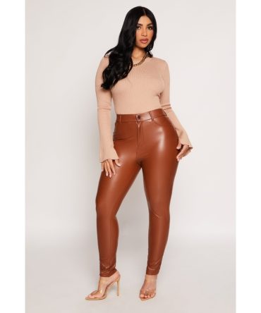 Iris Faux Leather Skinny Pants