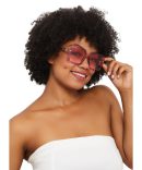 Stylish Metallic Ombre Lens Sunglasses