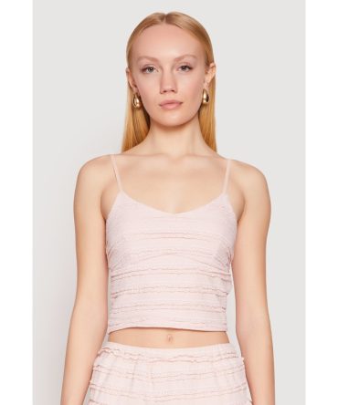 Almost Famous Tiered Cropped Cami