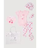 Little Girls Graphic Print Pajama Tee and Pants