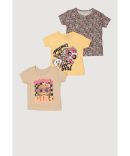 Toddler Girls Trendy Smocked Puff Sleeve Top and Butterfly Print Skirt