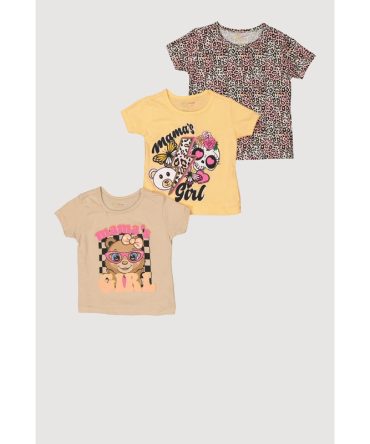 Baby Girls 12-24M Mamas Girl Graphic Tees 3 Pack