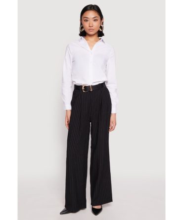 Basic Poplin Button Down Shirt