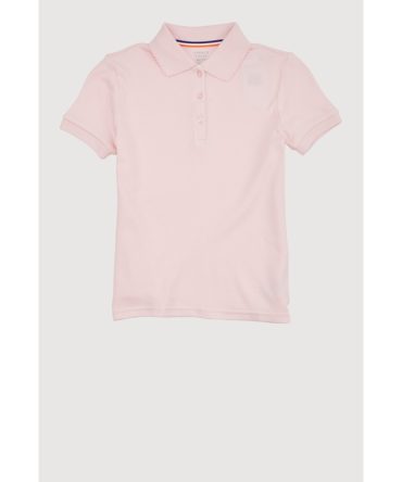 French Toast Girls 7-16 Short Sleeves Picot Collar Polo Shirt