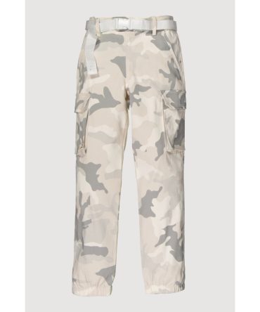 Girls Hyperstretch Belted Camo Cargo Pants