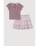 Toddler Girls Crochet Rainbow Heart Tutu Dress