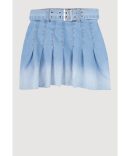Girls Patch Graphic Denim Shorts