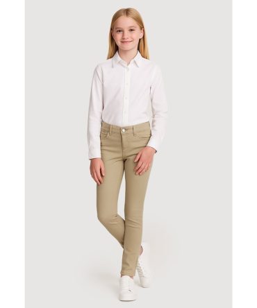 French Toast Girls 7-14 Stretch Skinny Leg Khaki Pants