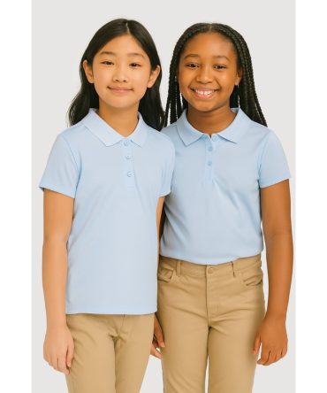 Girls 7-14 Solid Polo Shirts 2 Pack