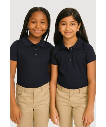 Girls Uniform Polo Shirts 2-Pack