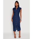 Haute Monde Cowl Neck Asymmetrical Dress