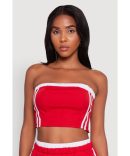 Varsity Stripe Graphic Print Pants