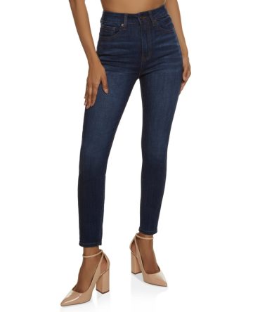 WAX Whiskered High Waist Skinny Jeans