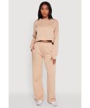 Zip Detail Capri Cargo Pants