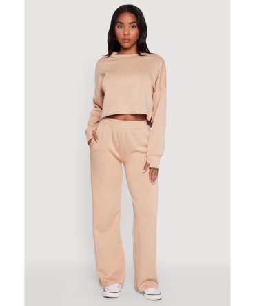 Wide Leg Pocket Pants